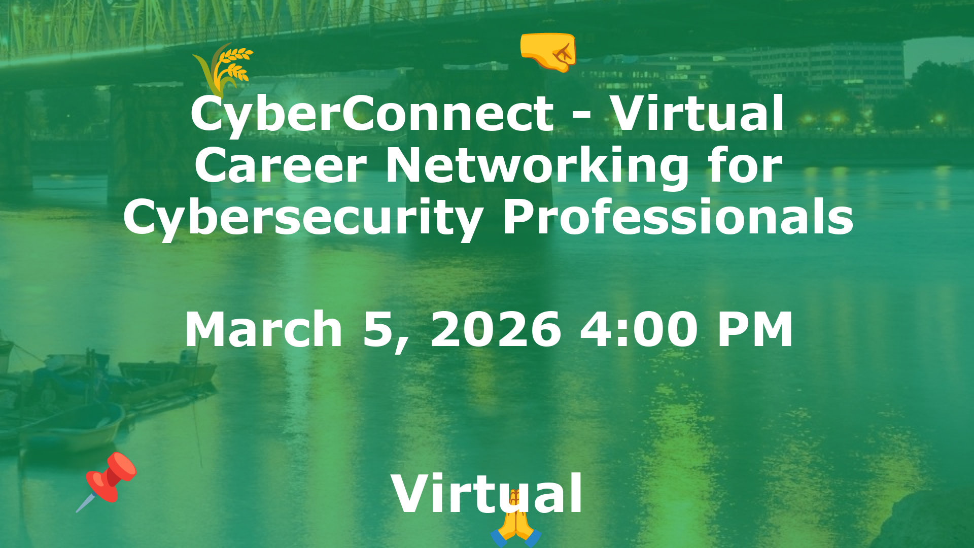 CyberConnect - Virtual Career Networking for Cybersecurity Professionals event image
